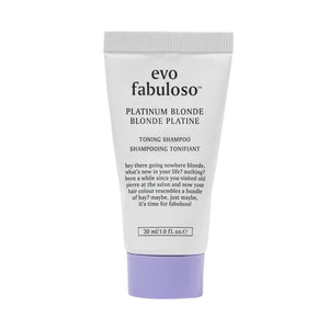 evo Fabuloso Platinum Blonde Toning Shampoo Evo (30ml ) - Beauty Affairs 1