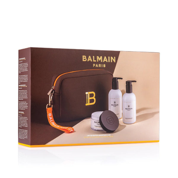 Balmain Limited Edition Pouch Brown SS22 - Beauty Affairs1